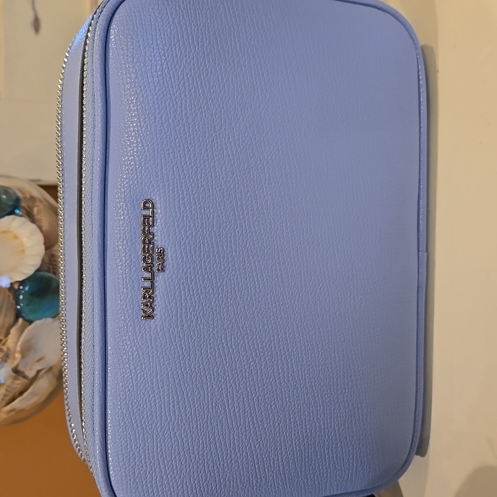 Karl Lagerfeld Light Blue Crossbody Set NWT - Picture 2 of 14